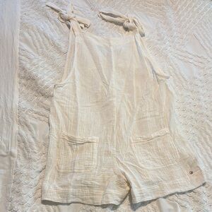 Women's Cream Jumpsuit